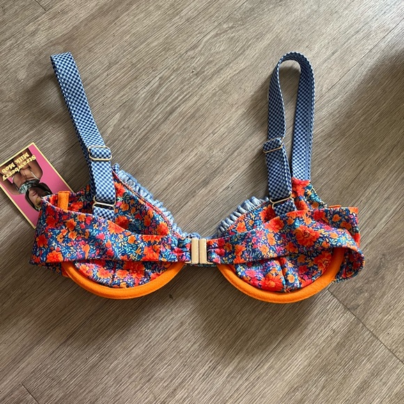 NWT- Strawberry Milk Mob Bikini Top - Picture 4 of 5